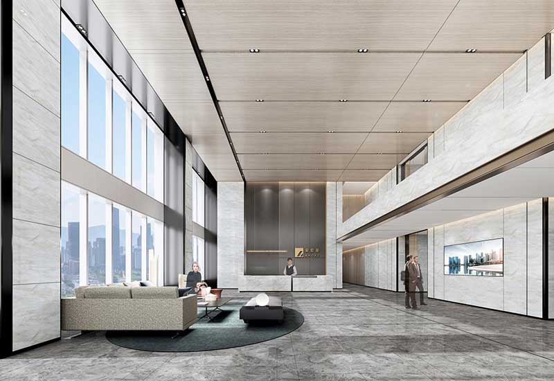 2000平米中牟辦公樓裝修設計效果圖